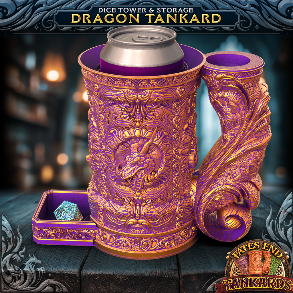 Dragonmaster Drink Cozy and Dice Vault