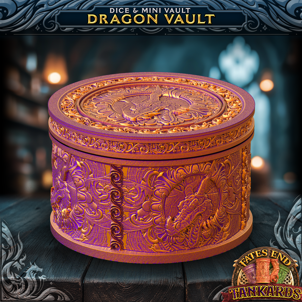 Dragonmaster Drink Cozy and Dice Vault