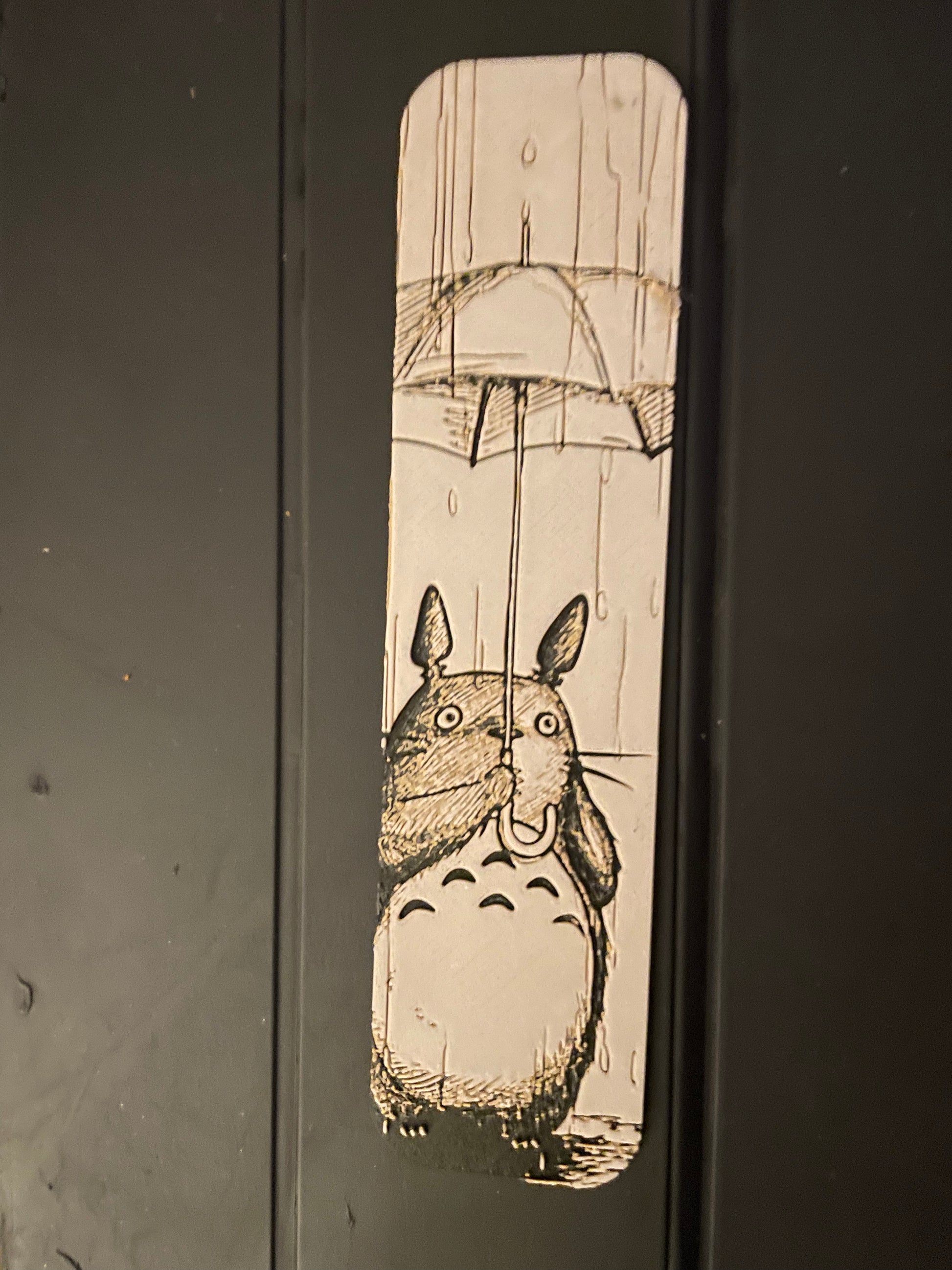 Studio Ghibli-Style Totoro Bookmark