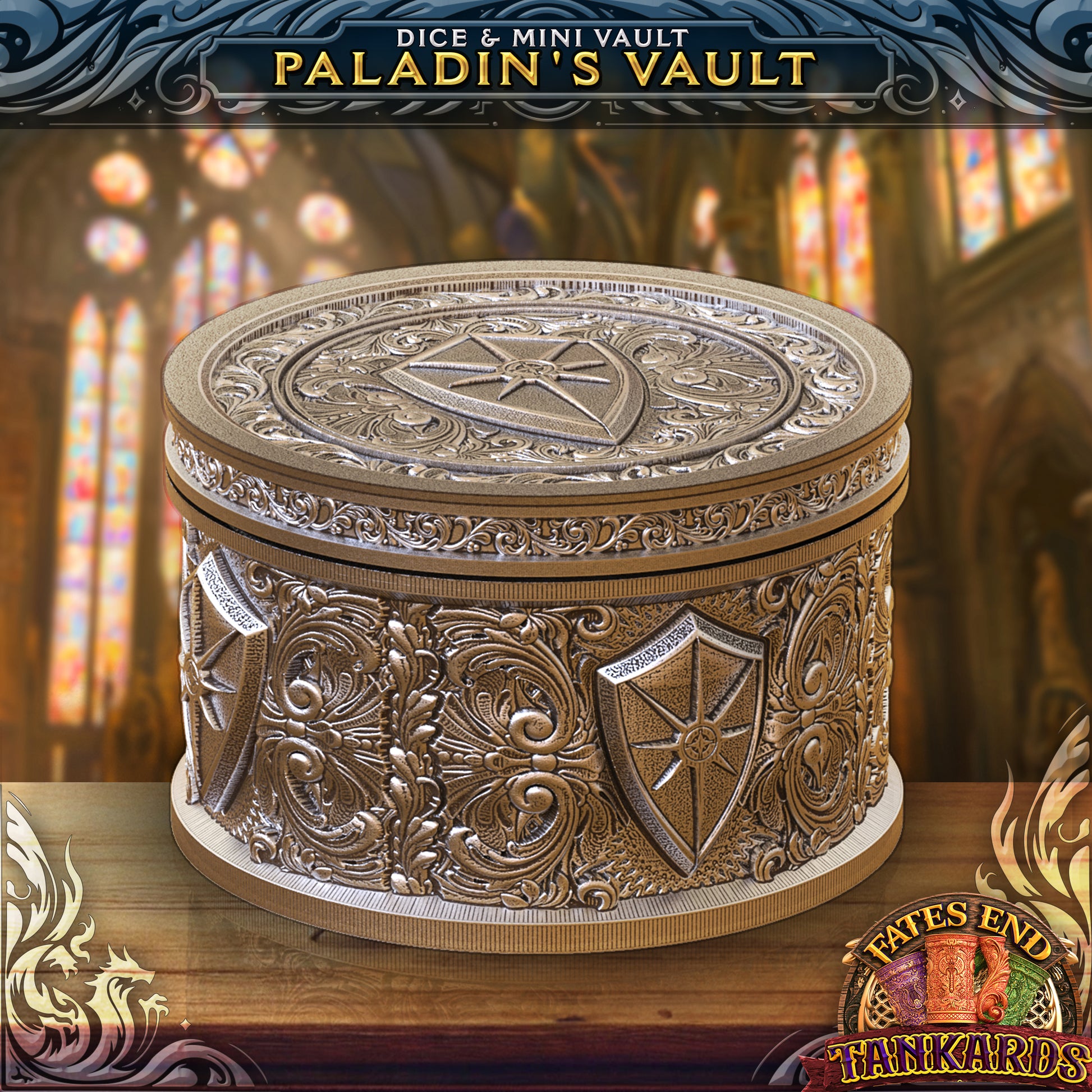 Paladin Drink Cozy and Dice Vault