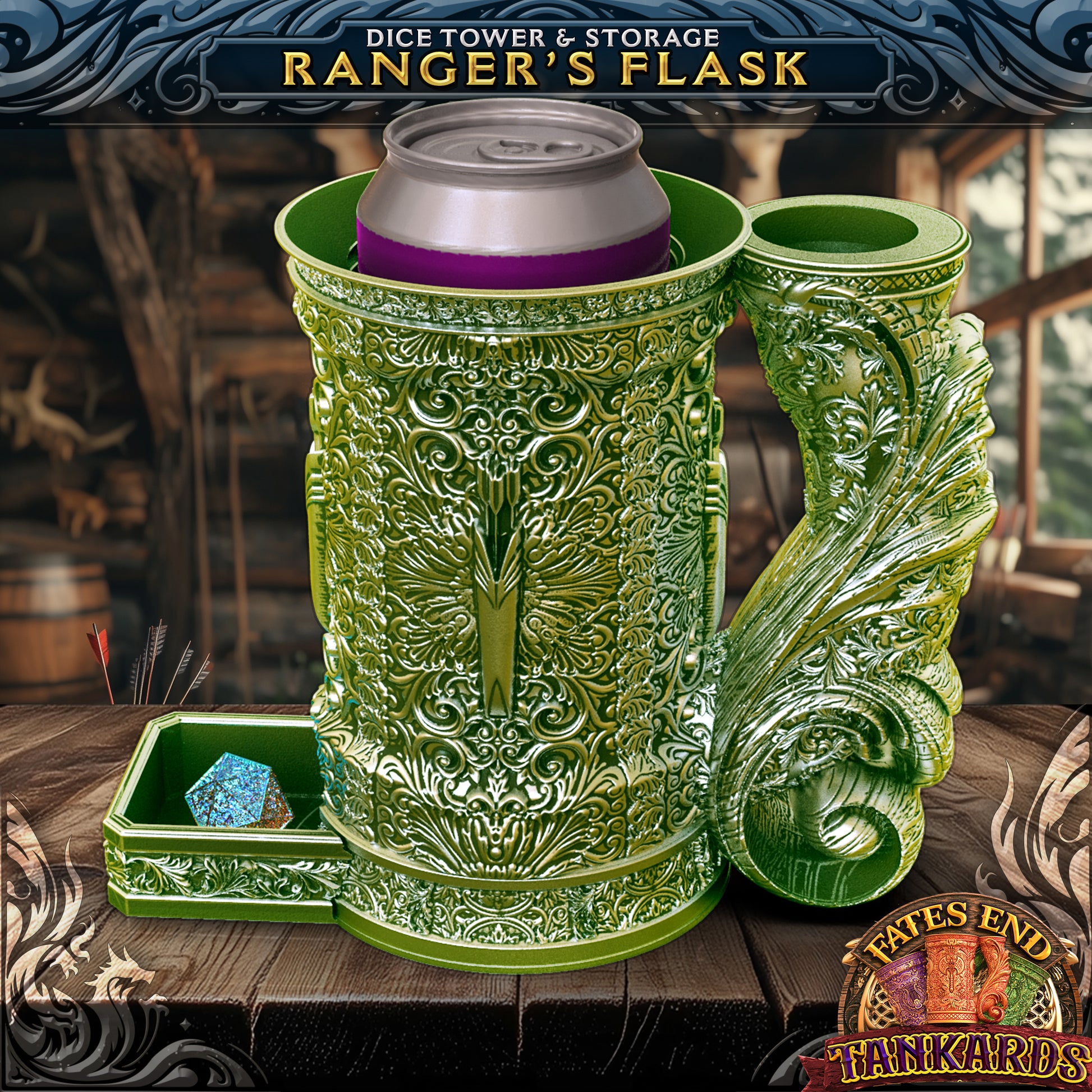 Ranger Drink Cozy and Dice Vault