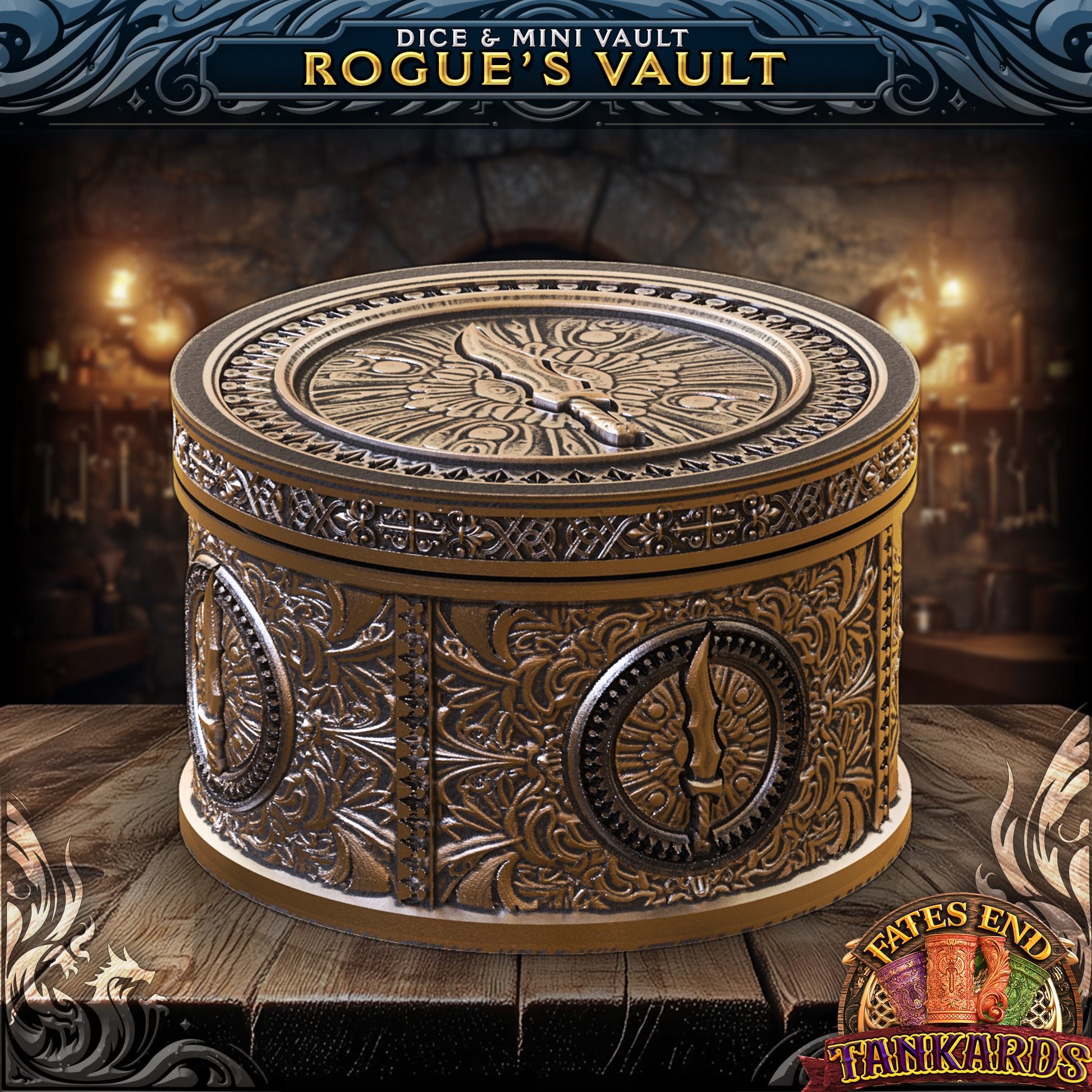 Rogue Drink Cozy and Dice Vault