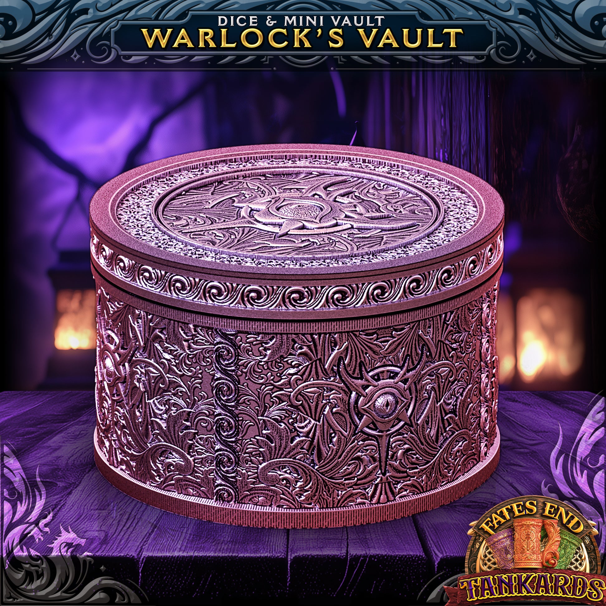 Warlock Drink Cozy and Dice Vault